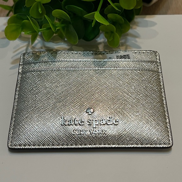 Kate Spade Silver Card Holder - Picture 11 of 14